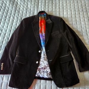 Robert Graham Velvet black Jacket sz 42